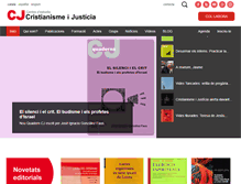 Tablet Screenshot of cristianismeijusticia.net